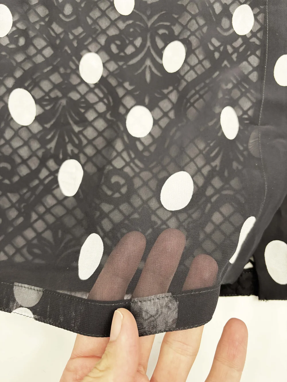 Gianni Versace 90s sheer silk shirt — JAMES VELORIA